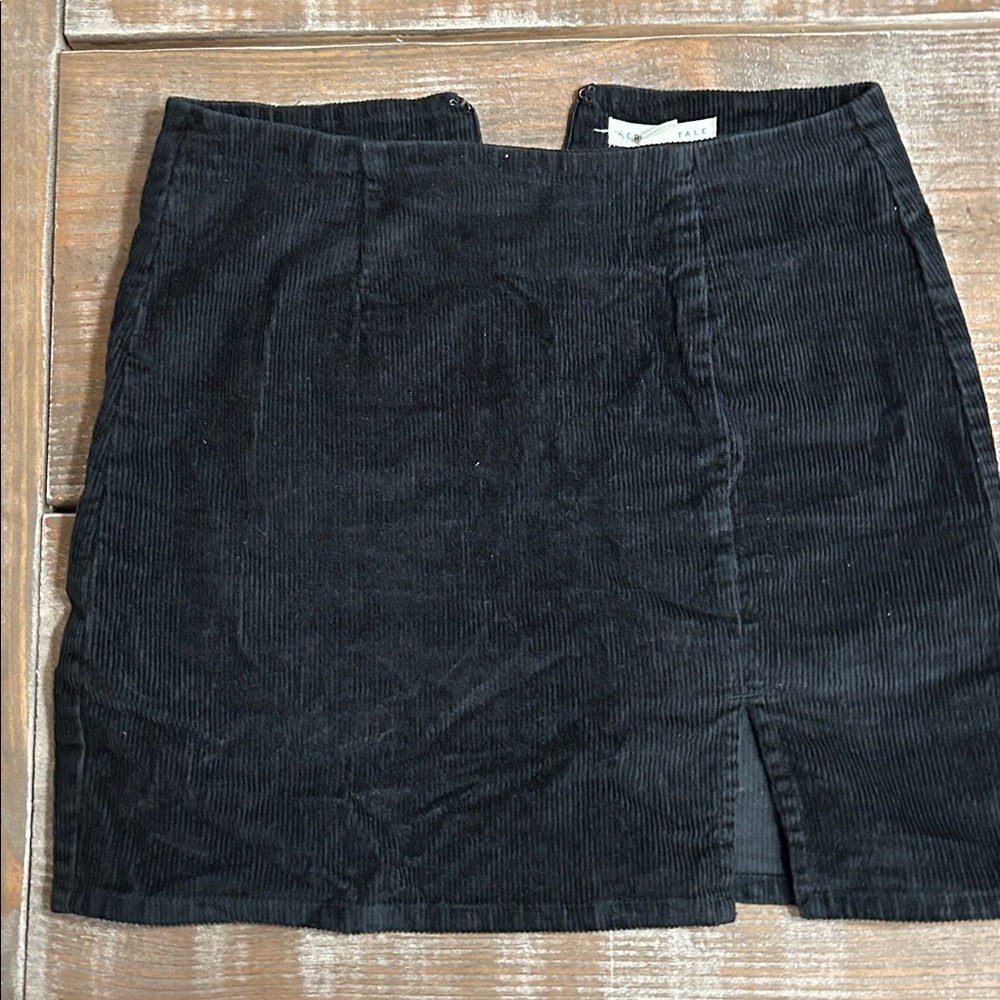 Aeropostale Black Corduroy Skirt